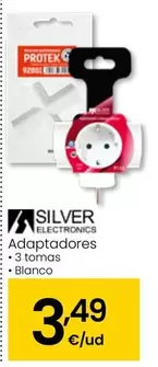 Oferta de Adaptadores por 3,49€ en Eroski