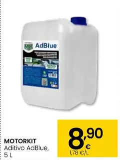 Oferta de Motorkit - Aditivo Adblue por 8,9€ en Eroski