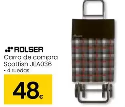 Oferta de Rolser - Carro De Compra Scottish JEA036 por 48€ en Eroski