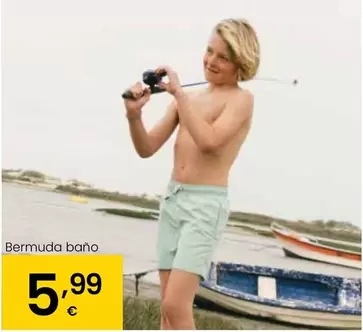 Oferta de Bermuda Bano por 5,99€ en Eroski