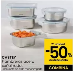 Oferta de Castey - Fiambreras Acero Senalizados en Eroski