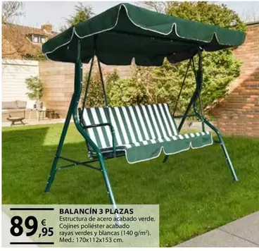 Oferta de Balancin 3 Plazas por 89,95€ en CMB Bricolage
