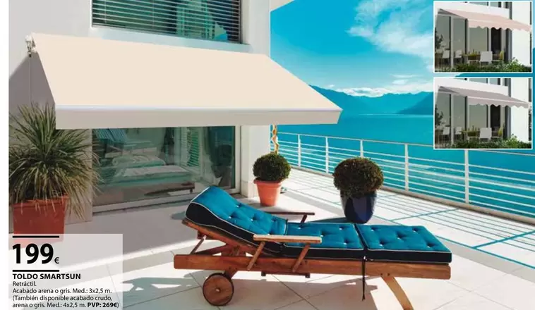 Oferta de Toldo Smartgun por 199€ en CMB Bricolage