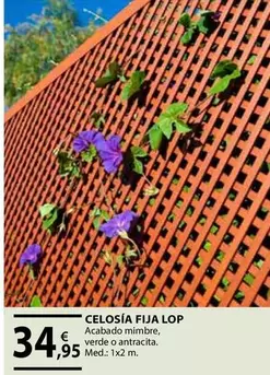 Oferta de Antracita - Celosía Fija Lop por 34,95€ en CMB Bricolage
