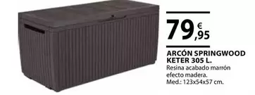 Oferta de Keter - Arcon Springwood Keter por 79,95€ en CMB Bricolage