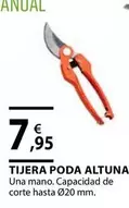 Oferta de Altuna - Tijera Poda Altuna por 7,95€ en CMB Bricolage