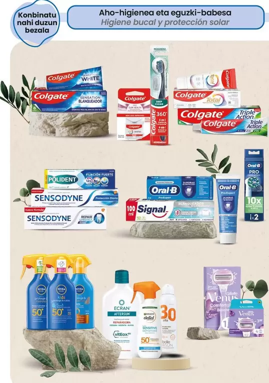Oferta de Higiene Bucal Y Proteccion Solar en Eroski