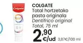 Oferta de Colgate - Dentífrico Original Total por 2,9€ en Eroski