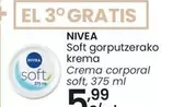 Oferta de Nivea - Crema Corporal Soft por 5,99€ en Eroski