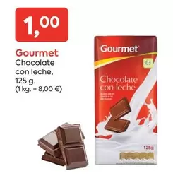 Oferta de Gourmet - Chocolate Con Leche por 1€ en Suma Supermercados
