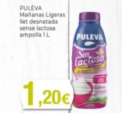 Oferta de Puleva - Mañanas Ligeras Llet Desnatada Sense Lactosa  por 1,2€ en Supermercats Jespac