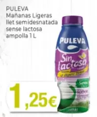 Oferta de Puleva - Mañanas Ligeras Llet Semidesnatada Sense Lactosa  por 1,25€ en Supermercats Jespac