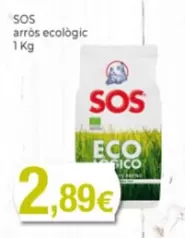 Oferta de Sos - Arròs Ecologic por 2,89€ en Supermercats Jespac