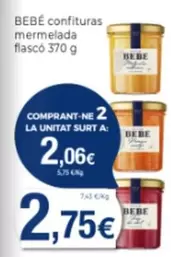 Oferta de Bebé - Confituras Mermelada Flasco por 2,75€ en Supermercats Jespac