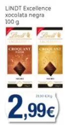 Oferta de Lindt - Excellence Xocolata Negra por 2,99€ en Supermercats Jespac