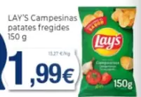 Oferta de Lay's - Campesinas Patates Fregides por 1,99€ en Supermercats Jespac