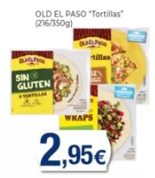 Oferta de Old El Paso - Tortillas por 2,95€ en Supermercats Jespac