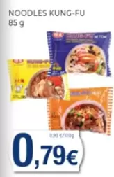 Oferta de Kung Fu - Noodles por 0,79€ en Supermercats Jespac