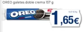 Oferta de Oreo - Galetes Doble Crema por 1,65€ en Supermercats Jespac