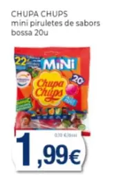 Oferta de Chupa Chups -  Mini Piruletes De Sabors  por 1,99€ en Supermercats Jespac