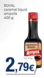 Oferta de Royal -  Caramel Liquid Ampolla por 2,79€ en Supermercats Jespac