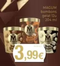 Oferta de Magnum - Bombons Gelat por 3,99€ en Supermercats Jespac