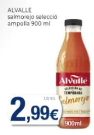 Oferta de Alvalle - Salmorejo Seleccio Ampolla por 2,99€ en Supermercats Jespac