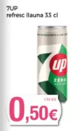 Oferta de 7up - Refresc Llauna por 0,5€ en Supermercats Jespac