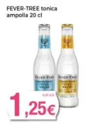 Oferta de Fever tree - Tonica Ampolla por 1,25€ en Supermercats Jespac