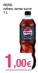 Oferta de Pepsi - Refresc Sense Sucre por 1€ en Supermercats Jespac