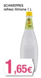 Oferta de Schweppes - Refresc Llimona por 1,65€ en Supermercats Jespac