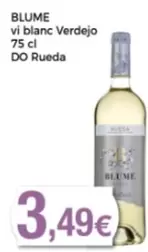 Oferta de Blume - Vi Blanc Verdejo Do Rueda por 3,49€ en Supermercats Jespac