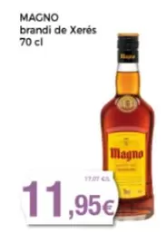 Oferta de Magno - Brandi De Xerès por 11,95€ en Supermercats Jespac