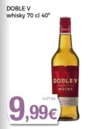 Oferta de Doble-V - Whisky por 9,99€ en Supermercats Jespac
