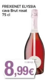 Oferta de Freixenet Elysia - Cava Brut Rosat por 8,99€ en Supermercats Jespac