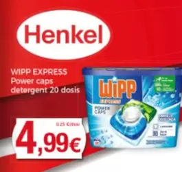 Oferta de Henkel - Wipp Express por 4,99€ en Supermercats Jespac