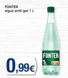Oferta de Fonter - Aigua Amb Gas por 0,99€ en Supermercats Jespac