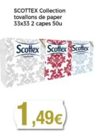 Oferta de Scottex - Collection Tovallons De Paper por 1,49€ en Supermercats Jespac