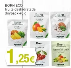 Oferta de Born - Eco Fruita Deshidratada Doypack por 1,25€ en Keisy