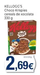 Oferta de Kellogg's - Choco Krispies Cereals De Xocolata por 2,69€ en Keisy