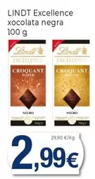 Oferta de Lindt - Excellence Xocolata Negra por 2,99€ en Keisy