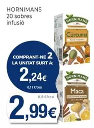 Oferta de Hornimans - 20 Sobres Infuso por 2,99€ en Keisy