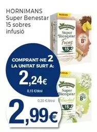 Oferta de Hornimans - Super Benestar 15 Sobres por 2,99€ en Keisy
