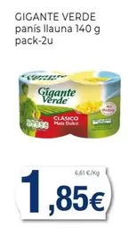 Oferta de Gigante Verde - Panis Llauna  por 1,85€ en Keisy