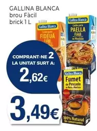 Oferta de Gallina Blanca - Brou Fàcil por 3,49€ en Keisy