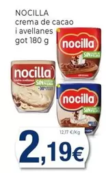 Oferta de Nocilla - Crema De Cacao I Avellanes por 2,19€ en Keisy