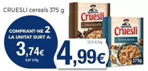Oferta de Quaker - Cruesli Cereals por 4,99€ en Keisy