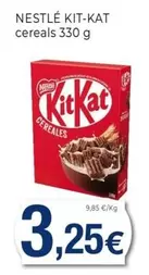 Oferta de Nestlé - Kit-kat Cereales por 3,25€ en Keisy
