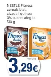 Oferta de Nestlé - Fitness Cereals Blat, Civada I Quinoa 0% Sucres Afegits por 3,29€ en Keisy