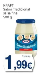Oferta de Kraft - Sabor Tradicional Salsa Fina por 1,99€ en Keisy